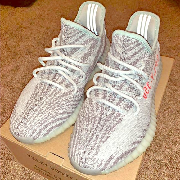 stockx yeezy blue tint